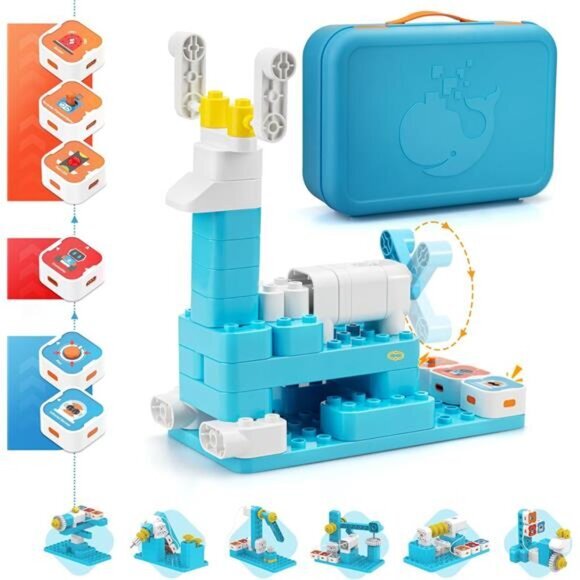 A3 Coding Robot for Kids, Multiple Sensors Coding Block STEM Building Set Toys - Picture 1 of 6